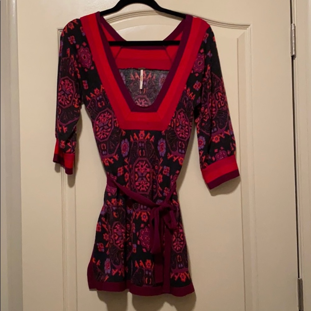 Free people printed tunic dress